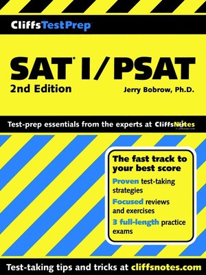 CliffsTestPrep SAT I/PSAT - ebook